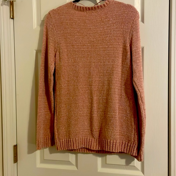 Karen Scott new v-neck pullover sweater! Soft and warm. Lovely blush color. SZ M - Picture 7 of 10